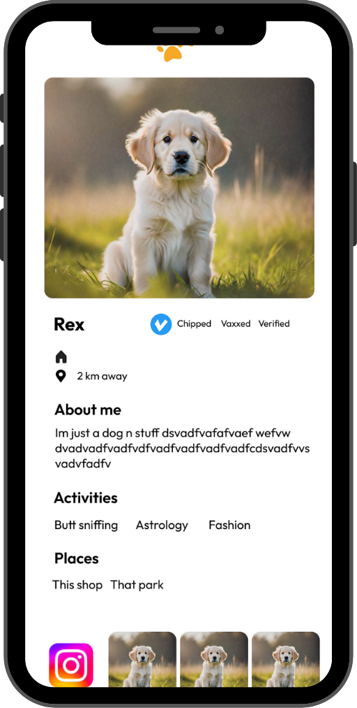Buddy Pet Hub App Interface